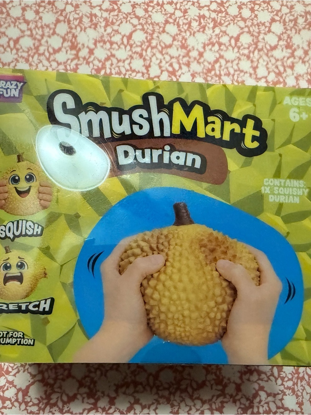 Durian Squishy Toy - Yellow